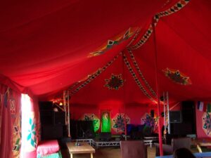 4 Marquee, Stage and PA rented to Ventnor Fringe Festival on the Isle of Wight